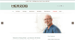 Desktop Screenshot of herzogdental.com