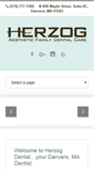 Mobile Screenshot of herzogdental.com
